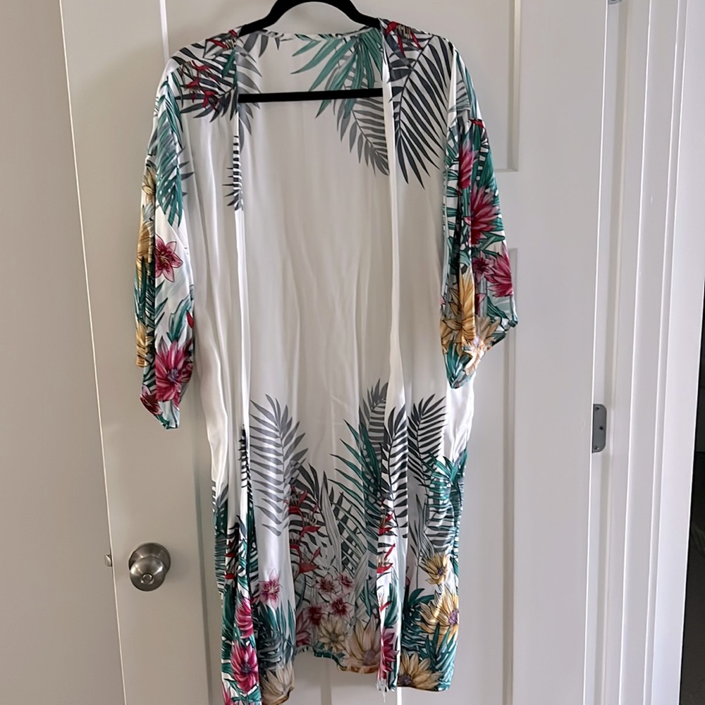 Lightweight floral cover up